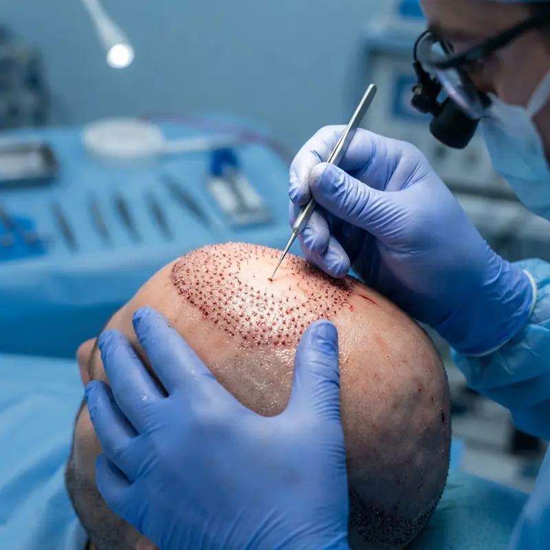 Hair transplant procedure planning